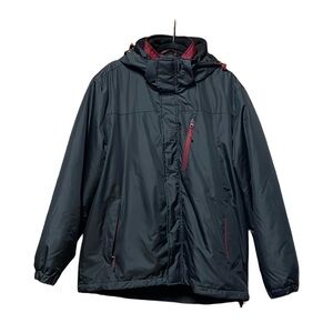 Outdoor Life Winter Jacket - Black & Red - Size L